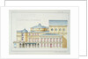Lateral Elevation of a Theatre by H. Monnot