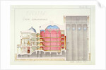 Cross section of a Theatre by H. Monnot
