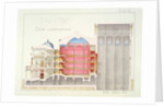 Cross section of a Theatre by H. Monnot