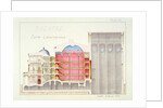 Cross section of a Theatre by H. Monnot