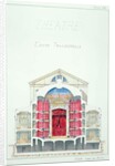 Cross Section of a Theatre by H. Monnot