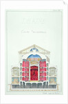 Cross Section of a Theatre by H. Monnot
