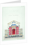 Cross Section of a Theatre by H. Monnot
