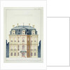 Front elevation of a house for the Bourgeoisie by H. Monnot