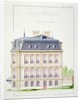 Side elevation of a house for the Bourgeoisie by H. Monnot
