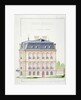 Side elevation of a house for the Bourgeoisie by H. Monnot