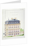 Side elevation of a house for the Bourgeoisie by H. Monnot