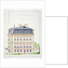 Side elevation of a house for the Bourgeoisie by H. Monnot