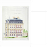 Side elevation of a house for the Bourgeoisie by H. Monnot