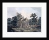Hindu Temple in the Fort of the Rohtas, Bihar, India by Thomas & William Daniell