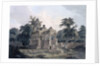 Hindu Temple in the Fort of the Rohtas, Bihar, India by Thomas & William Daniell