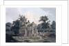 Hindu Temple in the Fort of the Rohtas, Bihar, India by Thomas & William Daniell