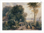 The Saw Pit by David Cox