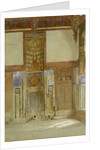 Interior of the House of the Mufti Sheikh El Mahadi, Cairo by Frank Dillon
