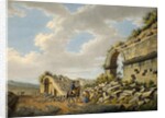 Exterior of the ruined Roman theatre at Ephesus, 1790s by Gaetano Mercati