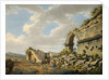 Exterior of the ruined Roman theatre at Ephesus, 1790s by Gaetano Mercati