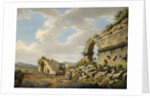 Exterior of the ruined Roman theatre at Ephesus, 1790s by Gaetano Mercati