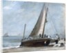 Brighton Beach with Fishing Boats and Crew by John Constable