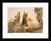 The Villa d'Este, Tivoli, 1837 by Samuel Palmer