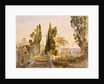 The Villa d'Este, Tivoli, 1837 by Samuel Palmer
