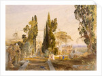 The Villa d'Este, Tivoli, 1837 by Samuel Palmer