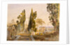 The Villa d'Este, Tivoli, 1837 by Samuel Palmer