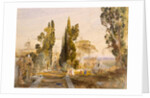 The Villa d'Este, Tivoli, 1837 by Samuel Palmer
