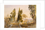 The Villa d'Este, Tivoli, 1837 by Samuel Palmer