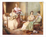 The Four Daughters of Archbishop Sumner, 1833 by George Richmond