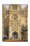 Porch at Montacute, 1842 by John Nash