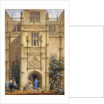 Porch at Montacute, 1842 by John Nash
