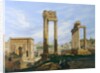 The Roman Forum by Jodocus-Sebastiaen van den Abeele