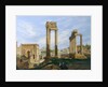 The Roman Forum by Jodocus-Sebastiaen van den Abeele