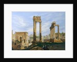 The Roman Forum by Jodocus-Sebastiaen van den Abeele