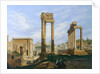 The Roman Forum by Jodocus-Sebastiaen van den Abeele