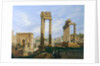 The Roman Forum by Jodocus-Sebastiaen van den Abeele