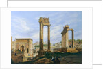 The Roman Forum by Jodocus-Sebastiaen van den Abeele