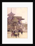 The Entrance to the Temple of Kiyomizu-Dera, Kyoto, with Pilgrims ascending by Alfred East