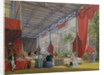 A Portion of the Transept of the Great Exhibition of 1851, showing Stalls with the Wares of Turkey, 1851 by Joseph Nash