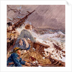 Grace Darling and her father saving the Shipwrecked Crew, Sept 7, 1838 by William Bell Scott