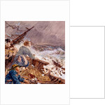 Grace Darling and her father saving the Shipwrecked Crew, Sept 7, 1838 by William Bell Scott