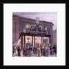Outside the Theatre Royal, Drury Lane, 1821 by Robert Blemell Schnebbelie