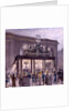 Outside the Theatre Royal, Drury Lane, 1821 by Robert Blemell Schnebbelie