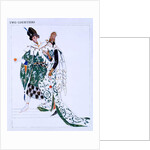 Costume Designs for Two Courtiers, characters from 'St Joan' by George Bernard Shaw, c.1924 by Charles Ricketts