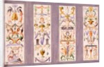 Four arabesque panels from the Scala del Palazzo Ducale, Venice by Ludwig Gruner