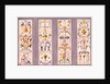 Four arabesque panels from the Scala del Palazzo Ducale, Venice by Ludwig Gruner