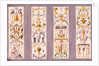 Four arabesque panels from the Scala del Palazzo Ducale, Venice by Ludwig Gruner