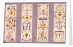 Four arabesque panels from the Scala del Palazzo Ducale, Venice by Ludwig Gruner