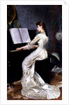 Song without Words, Piano Player, 1880 by George Hamilton Barrable
