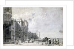 Windsor Castle: Terrace looking westward by Paul Sandby